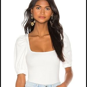 LPA Bria Bodysuit in White